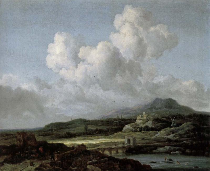 Jacob van Ruisdael The sun appears